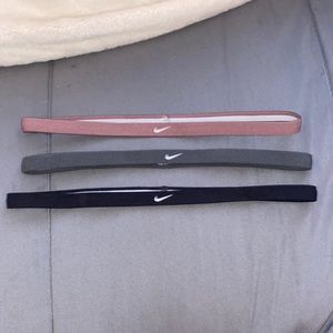 nike skinny headbands/colors(black,grey,light velvet,blue)
